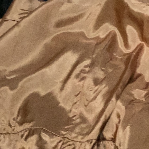 Vintage Francine Browne Dress 6 bronze no/belt. - Picture 10 of 10